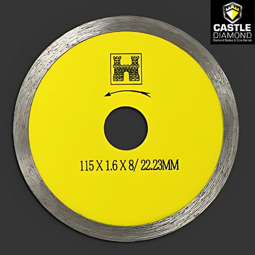 115mm Con Rim Diamond Blade / Cutting Disc / Tile Cutting – Castle SA ...